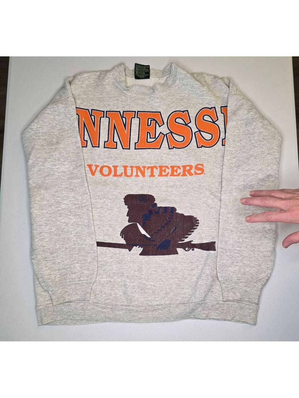 90s NCAA Tennessee Volunteers Spellout Crewneck